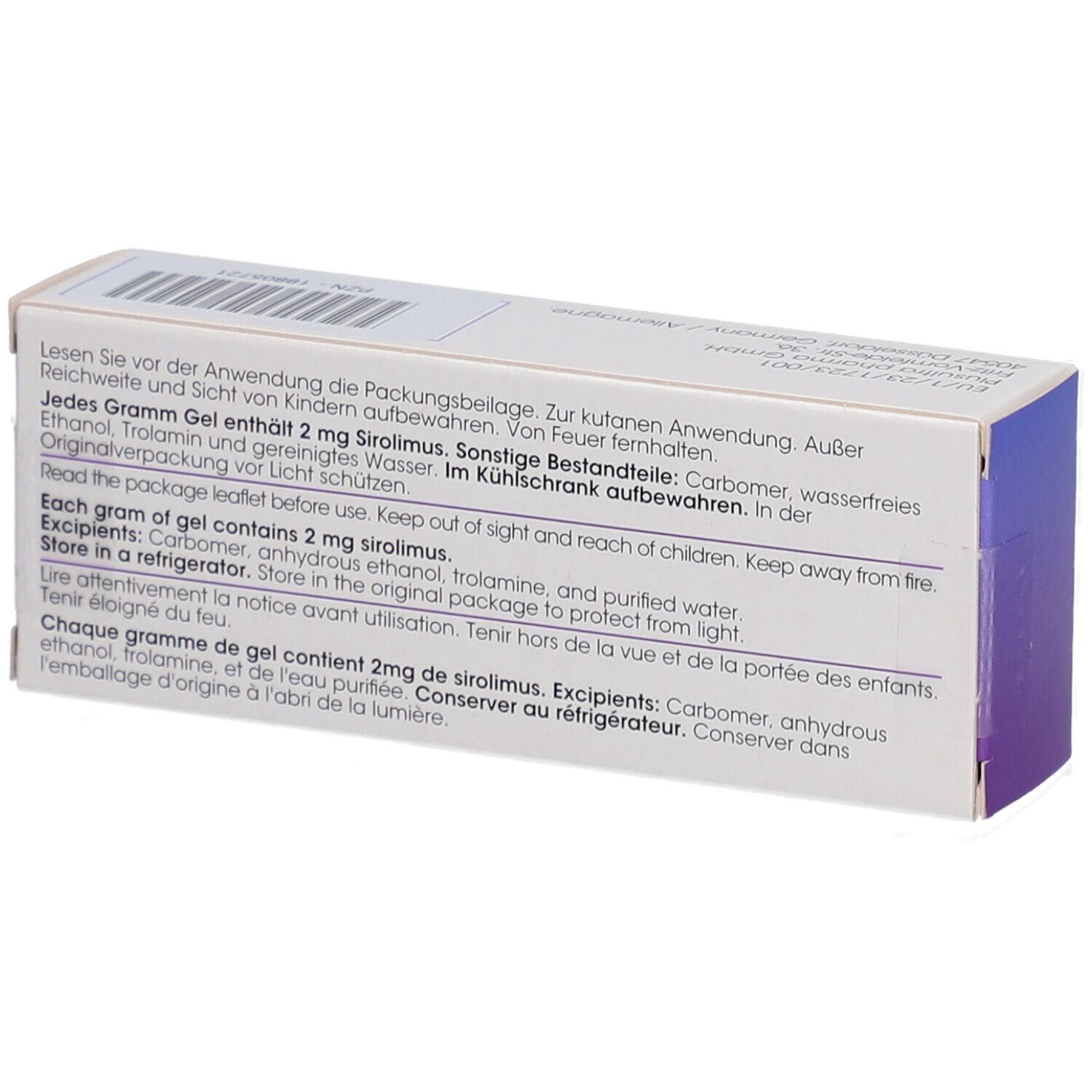 HYFTOR 2 mg/g Gel