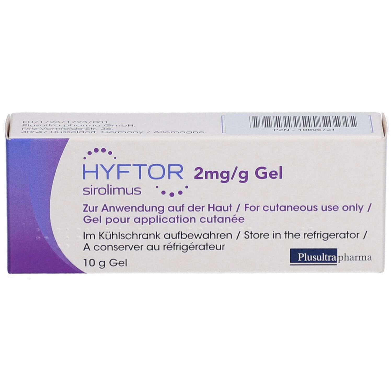 HYFTOR 2 mg/g Gel