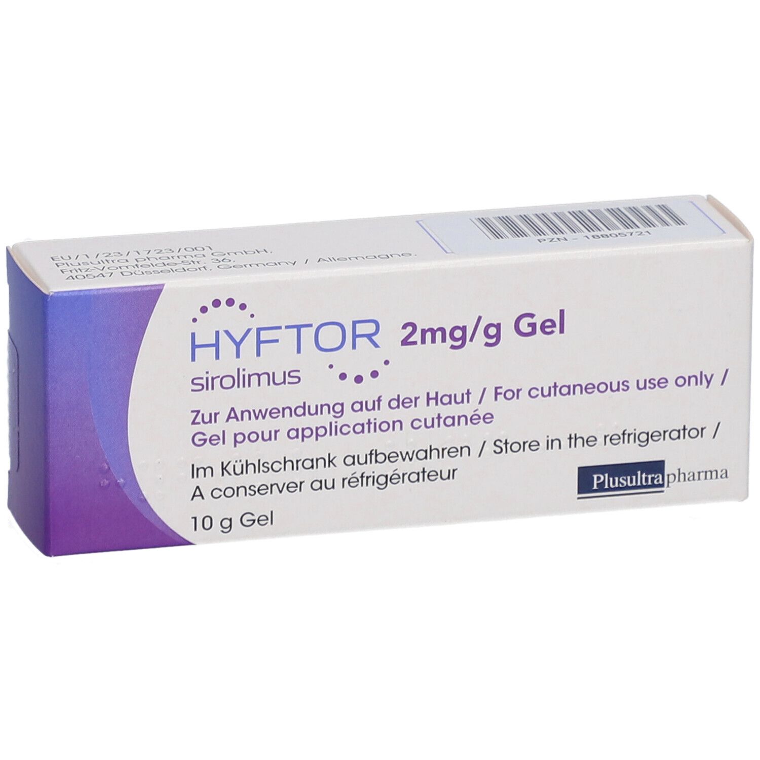 HYFTOR 2 mg/g Gel