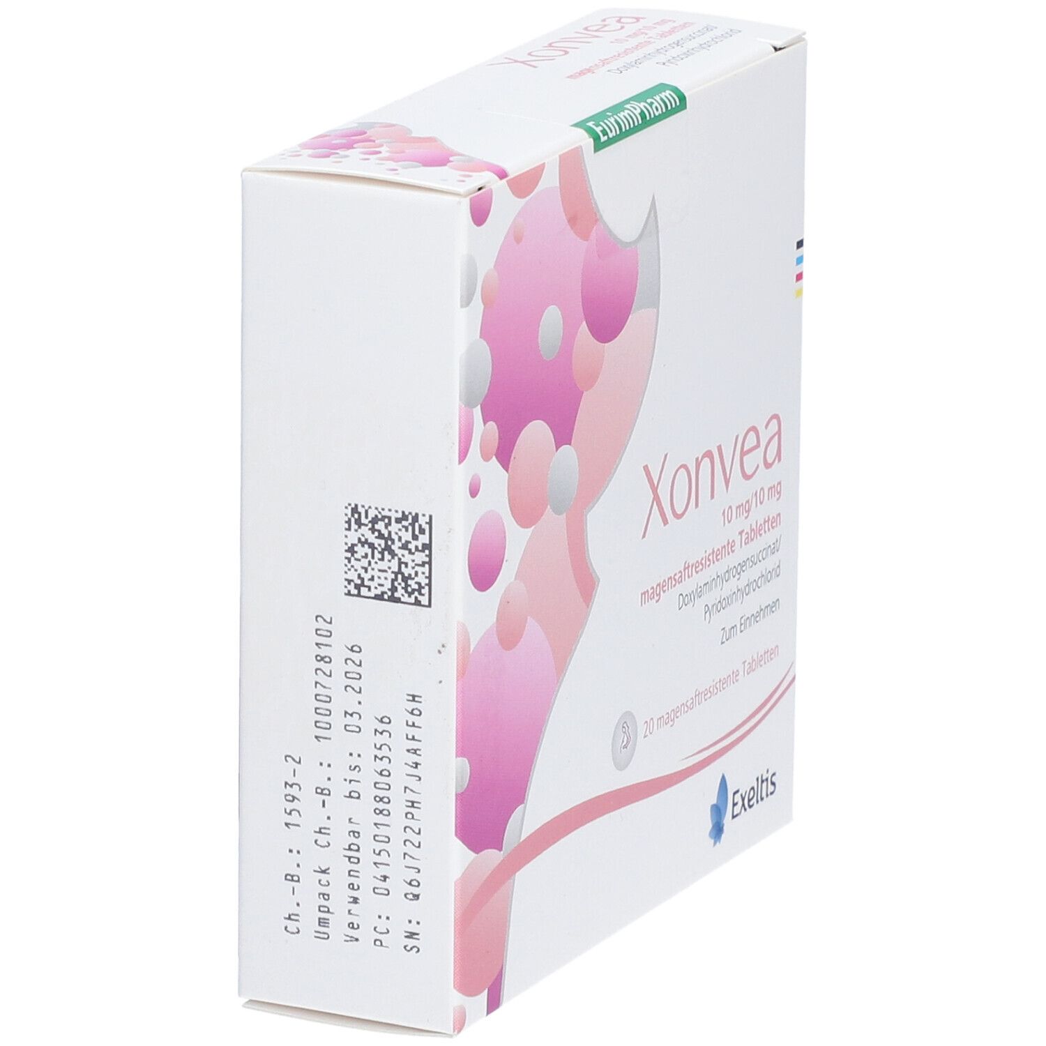 Xonvea 10 mg/10 mg magensaftresistente Tabletten 20 St magensaftresistent