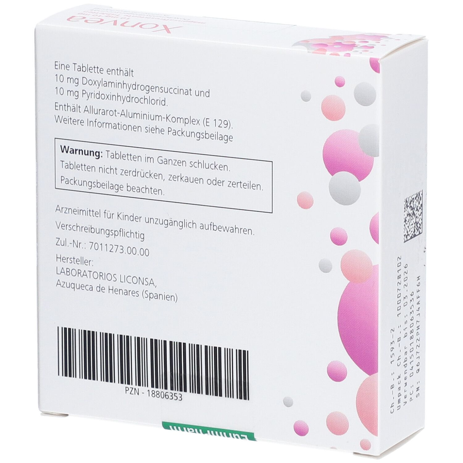 XONVEA 10 mg/10 mg magensaftresistente Tabletten