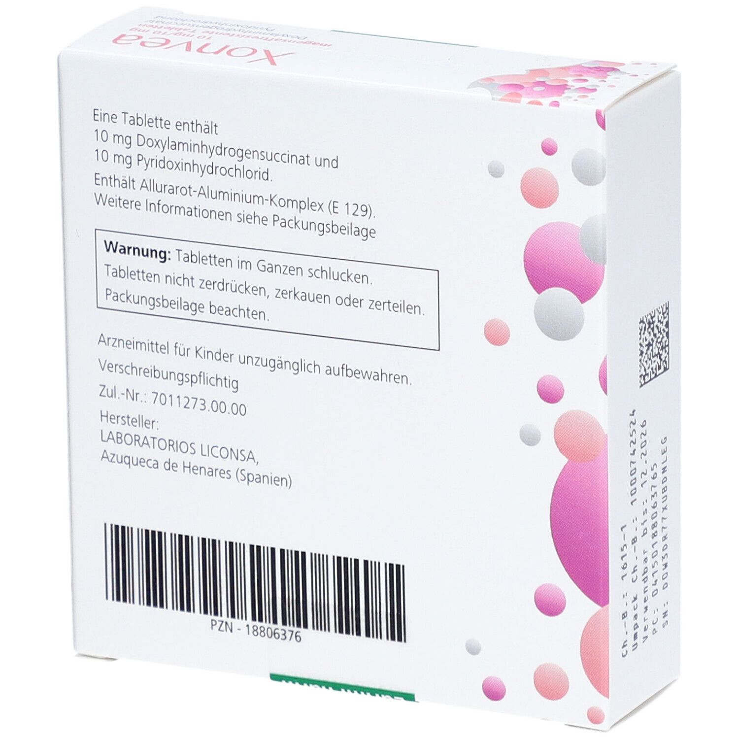 XONVEA 10 mg/10 mg magensaftresistente Tabletten
