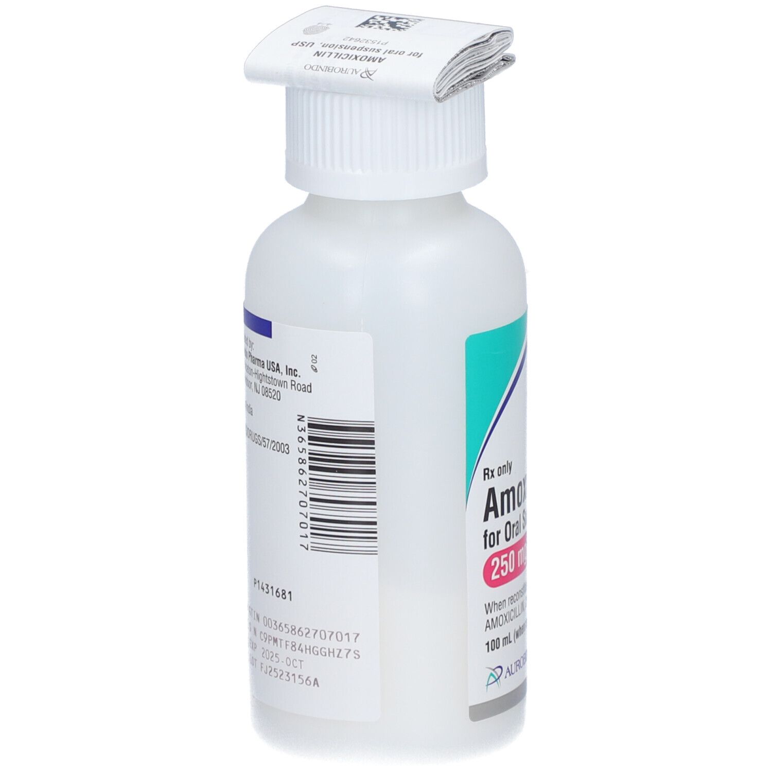 Amoxicillin Aurobindo 250 mg/5 ml Plv.Sus.Hst. USA 100 Pulver zur Herstellung einer Susp. zum Einnehmen