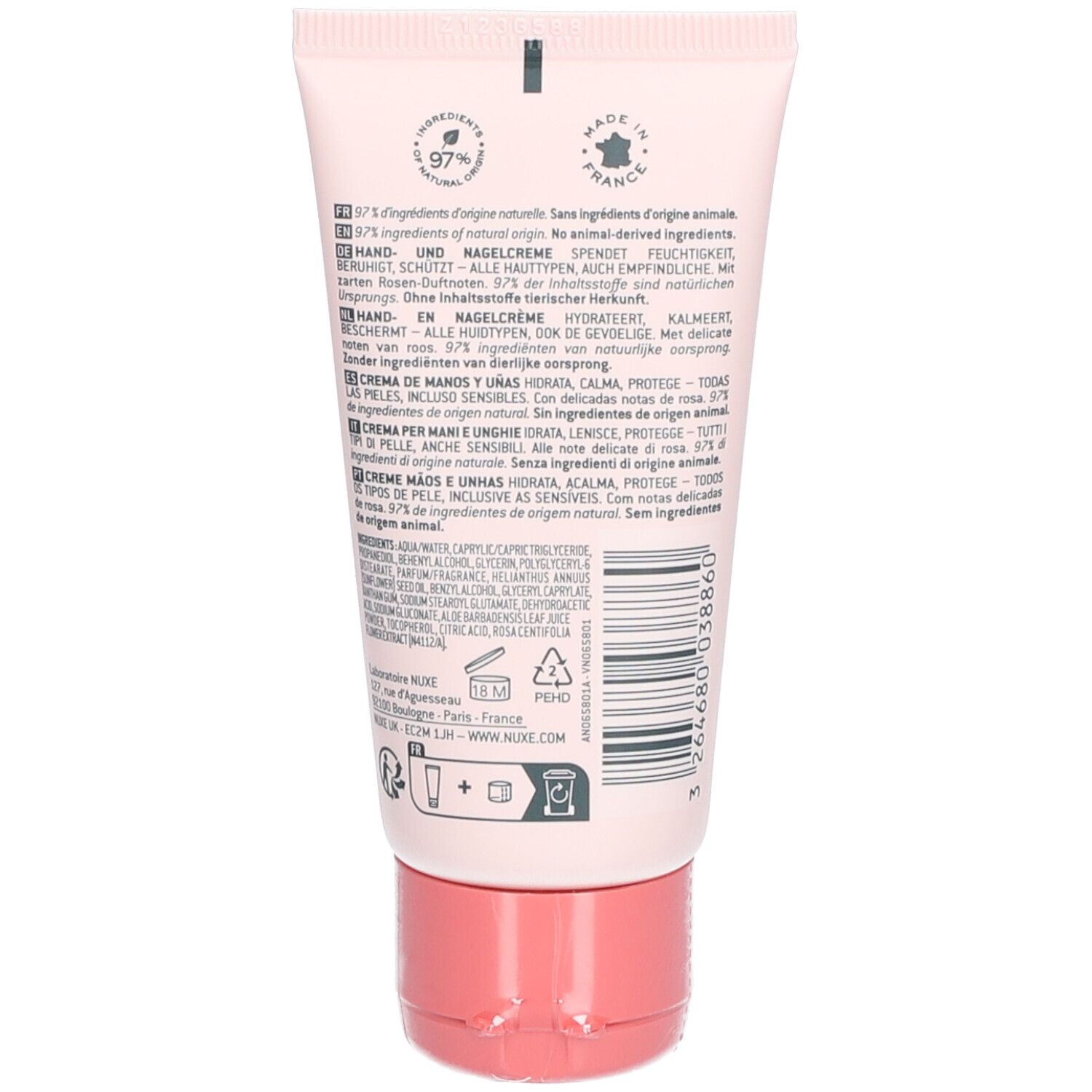 NUXE Very rose Hand and Nail Cream Handcreme