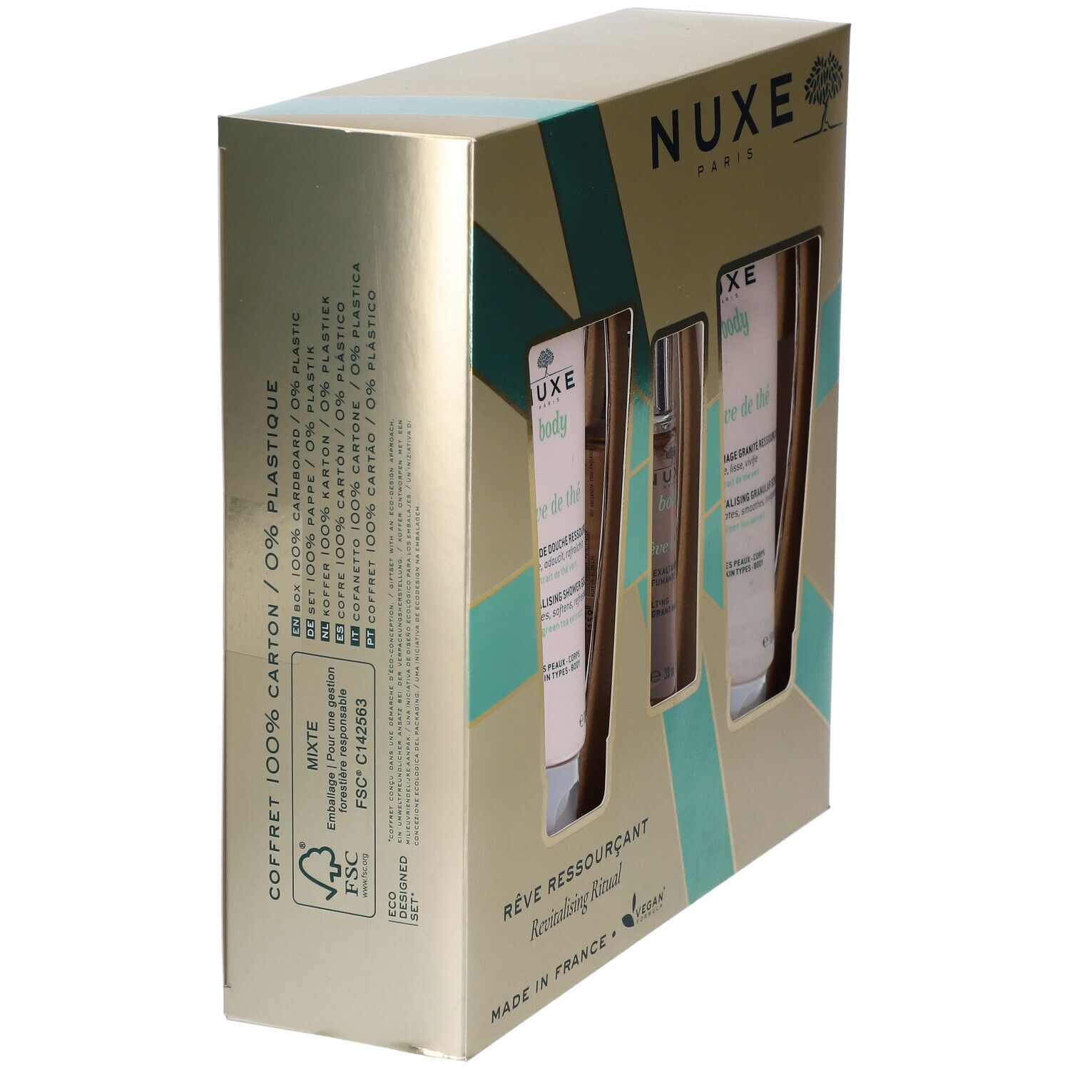 NUXE Rêve de Thé Revitalising Ritual Gift Set Gesichtspflegeset