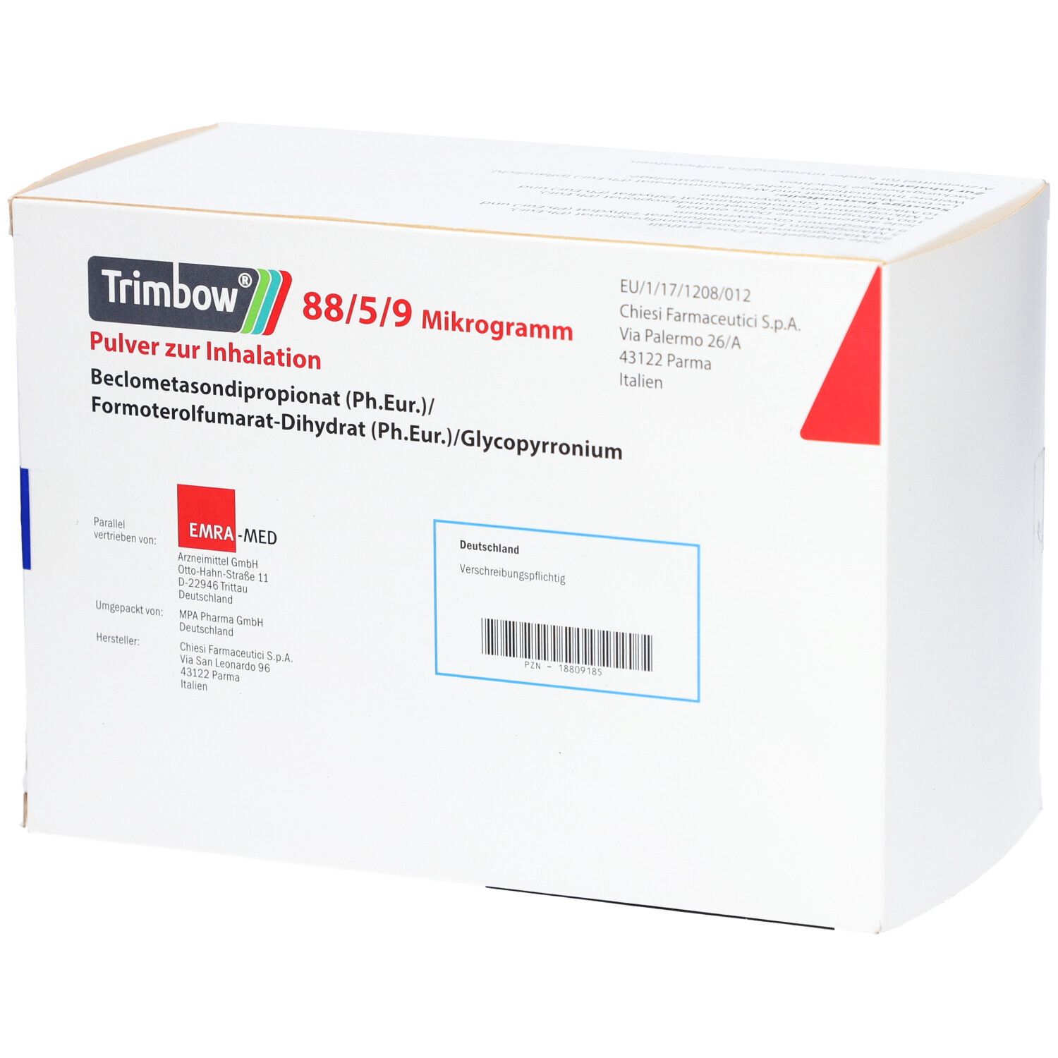 TRIMBOW 88/5/9 µg 360ED Plv.z.Inhalation NEXThaler