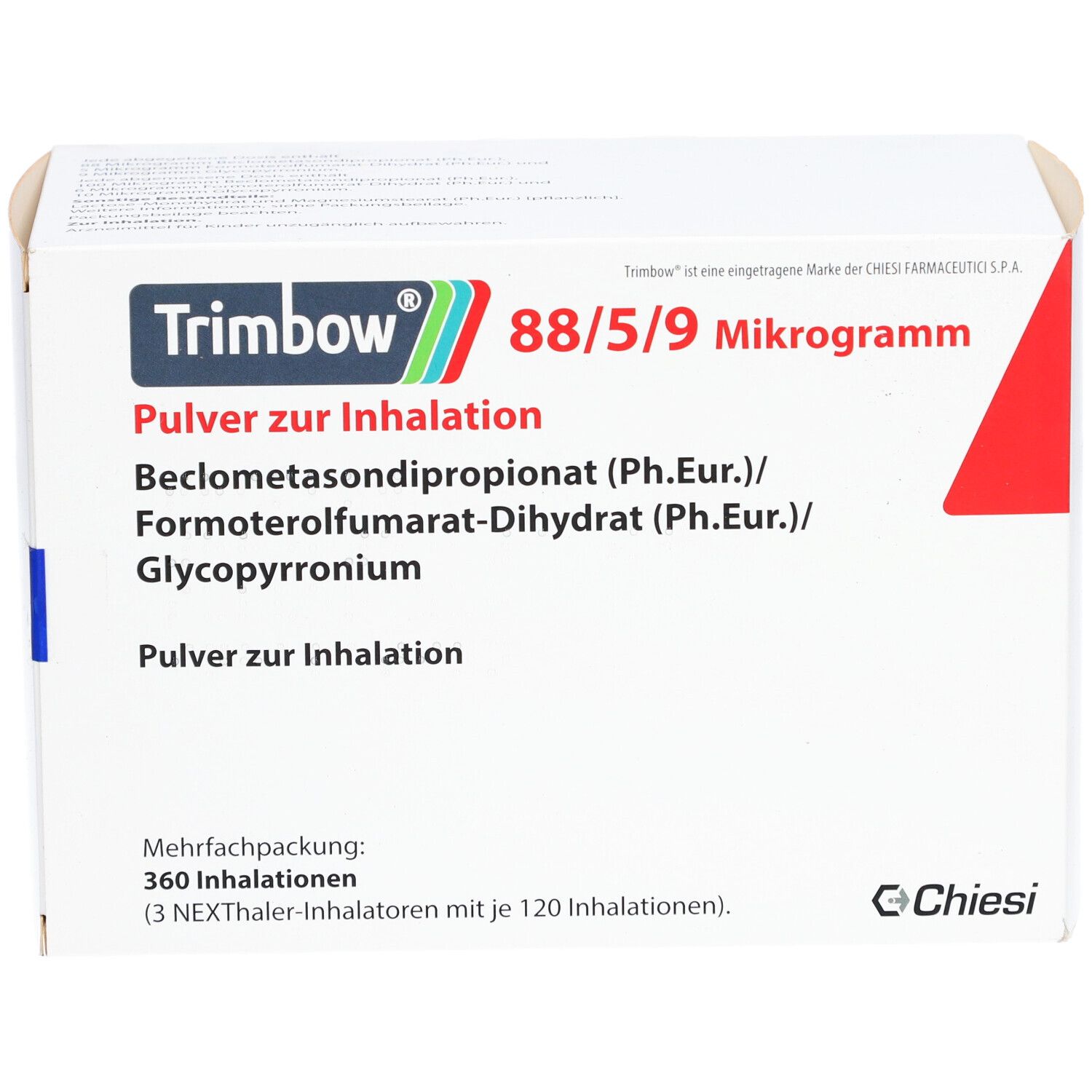 TRIMBOW 88/5/9 µg 360ED Plv.z.Inhalation NEXThaler