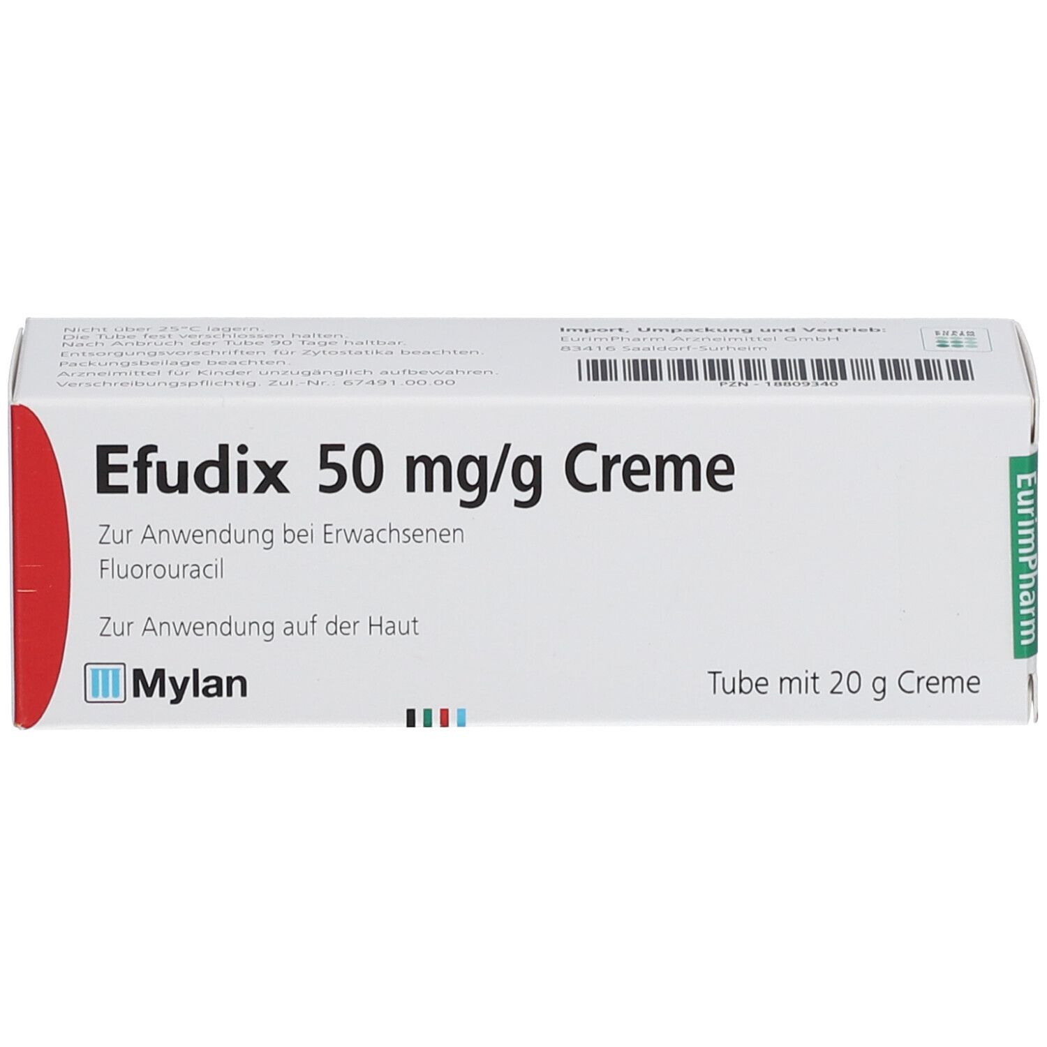 EFUDIX 50 mg/g Creme
