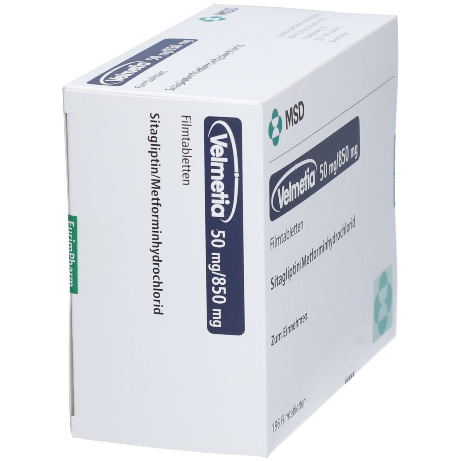 Janumet 50 mg/850 mg Filmtabletten 196 St