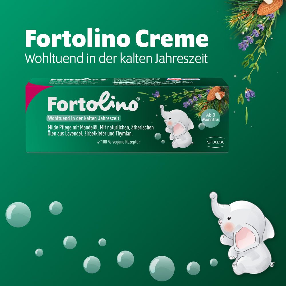 Werbefläche mit Produktnamen und Logo. Abgebildet ist die Faltschachtel und ein Elefanten-Cartoon.