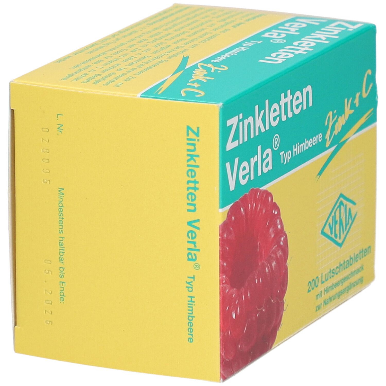 Zinkletten Verla® Himbeere Lutschtabletten