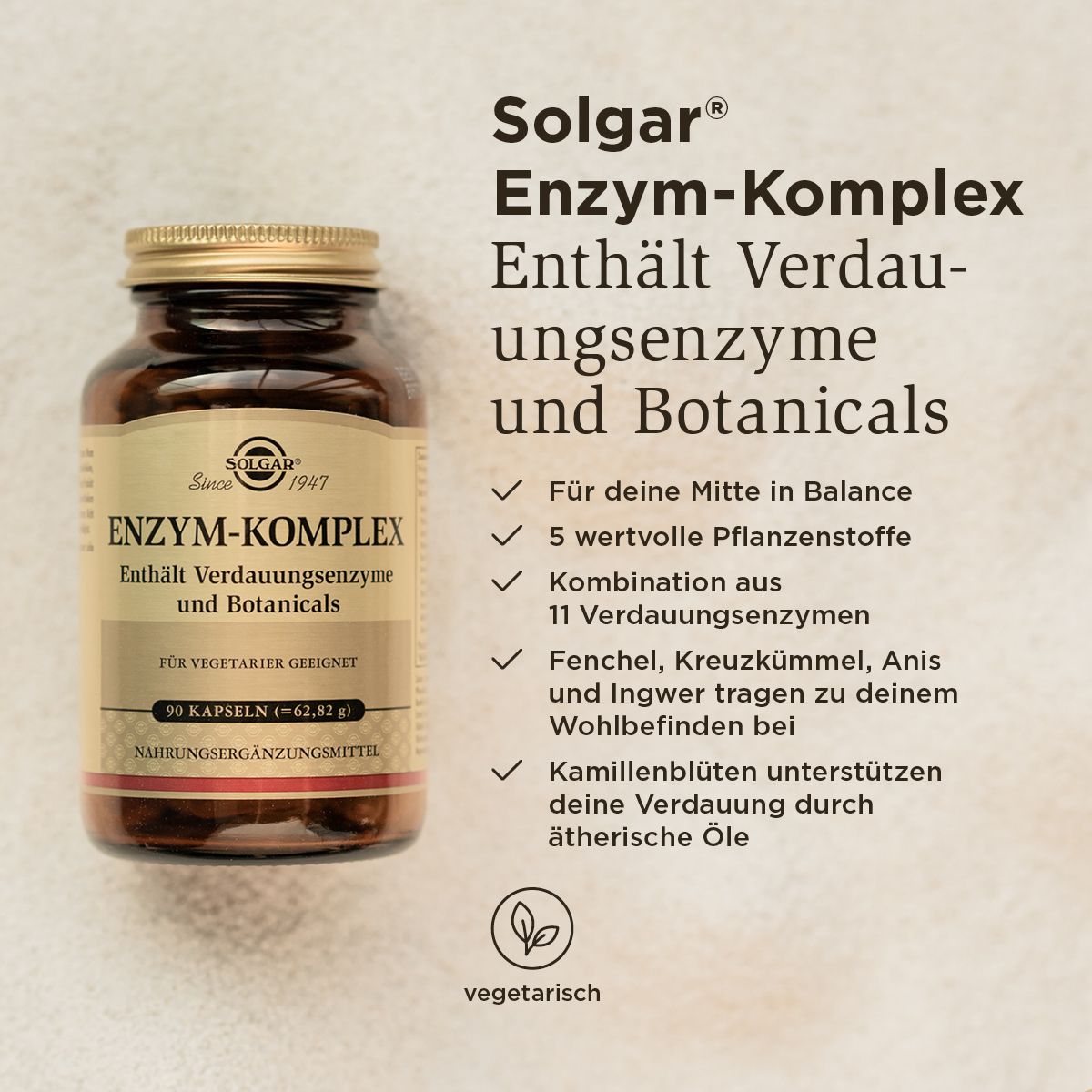 Solgar Enzym Komplex Kapseln 90 St