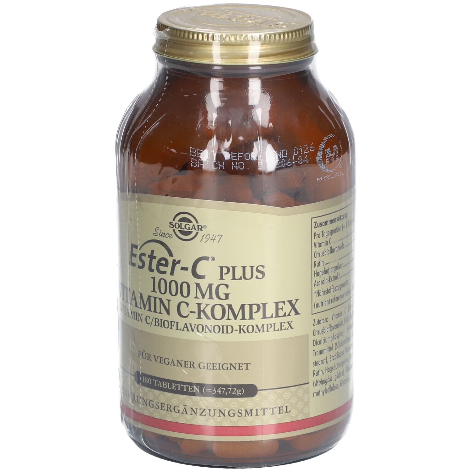 SOLGAR® Ester-C® Plus 1000 mg 180 St - Shop Apotheke