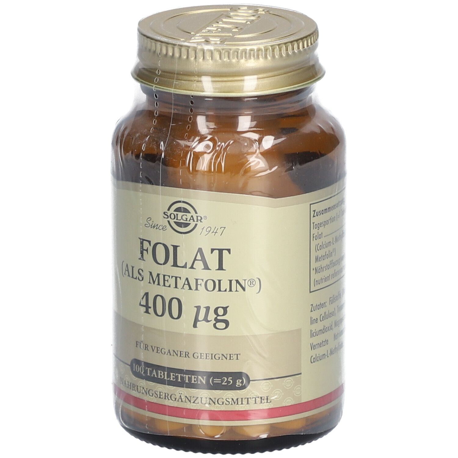 SOLGAR® Folat 400 µg 100 St - Shop Apotheke