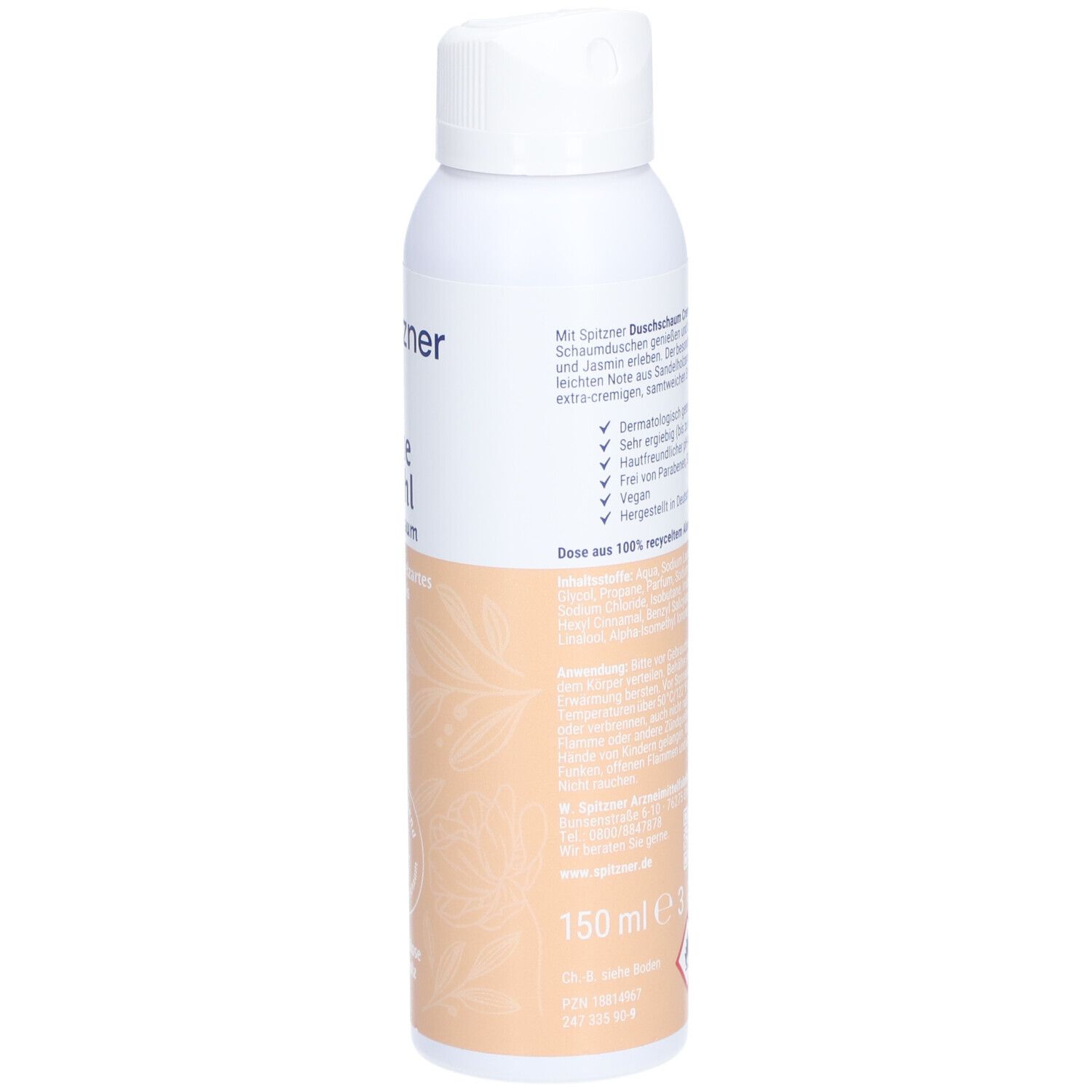 Spitzner® Duschschaum Cremegefühl 150 ml - Shop Apotheke
