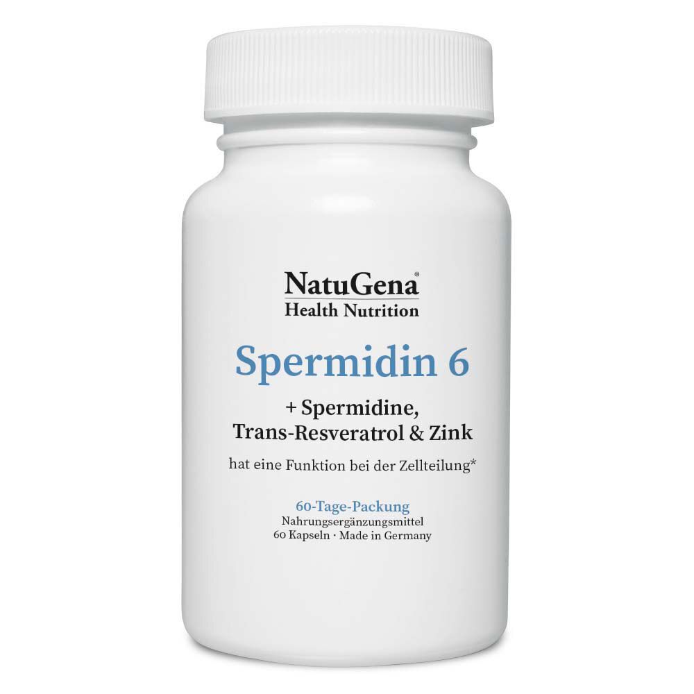 Spermidin 6+Resveratrol+Zink vegan Kapseln 60 St