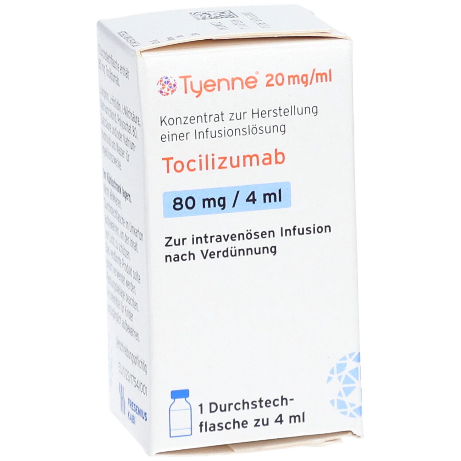 TYENNE 20 mg/ml 80 mg Konz.z.Herst.e.Inf.-Lsg.