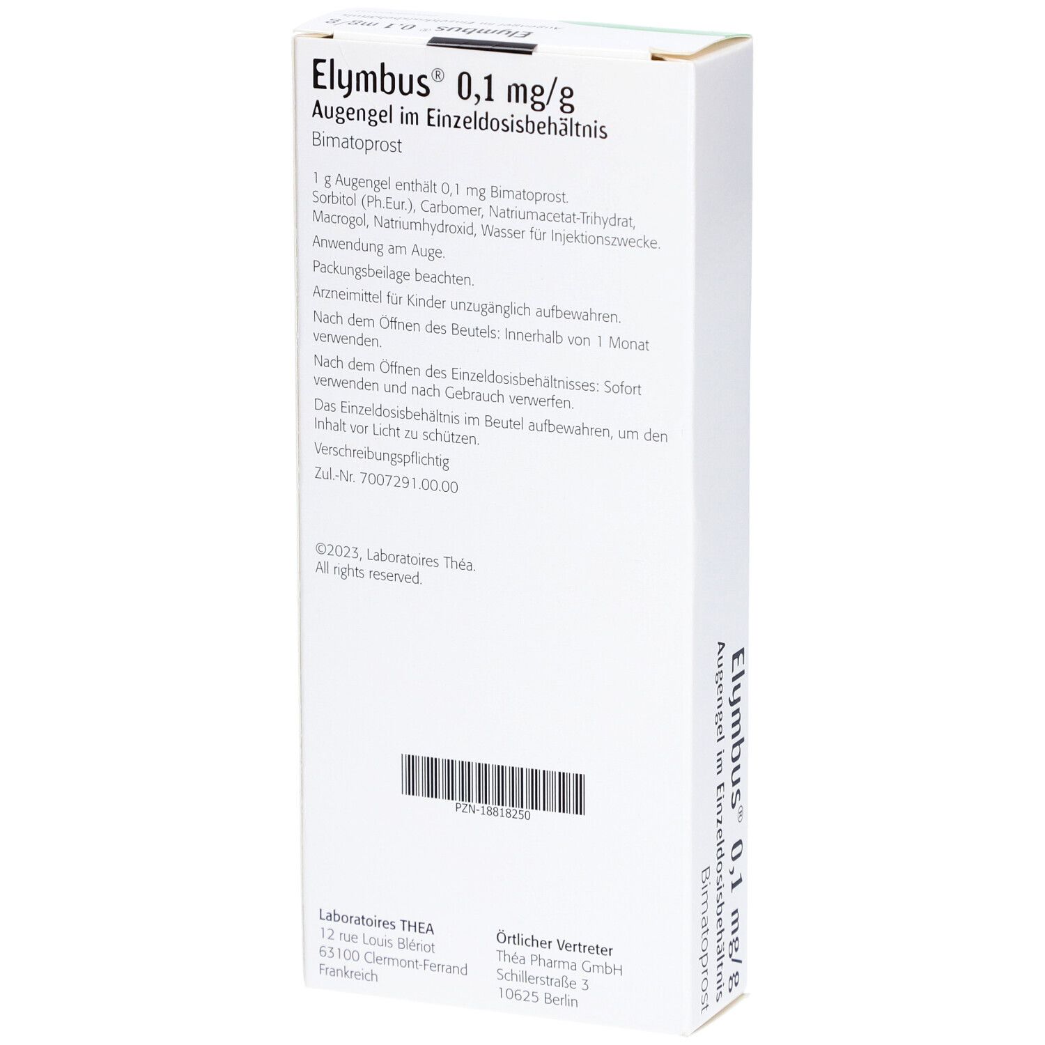ELYMBUS 0,1 mg/g Augengel im Einzeldosisbehältnis