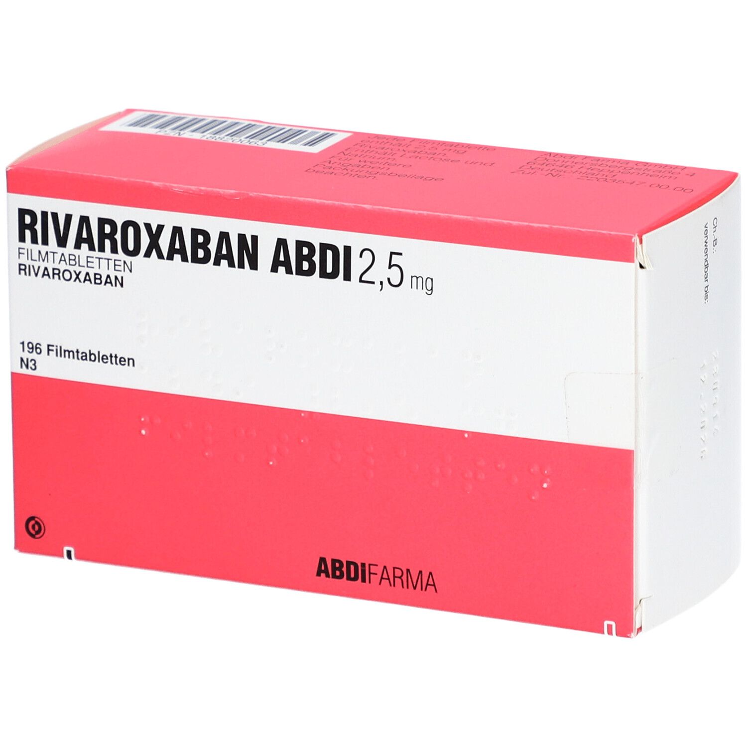 RIVAROXABAN Abdi 2,5 mg Filmtabletten