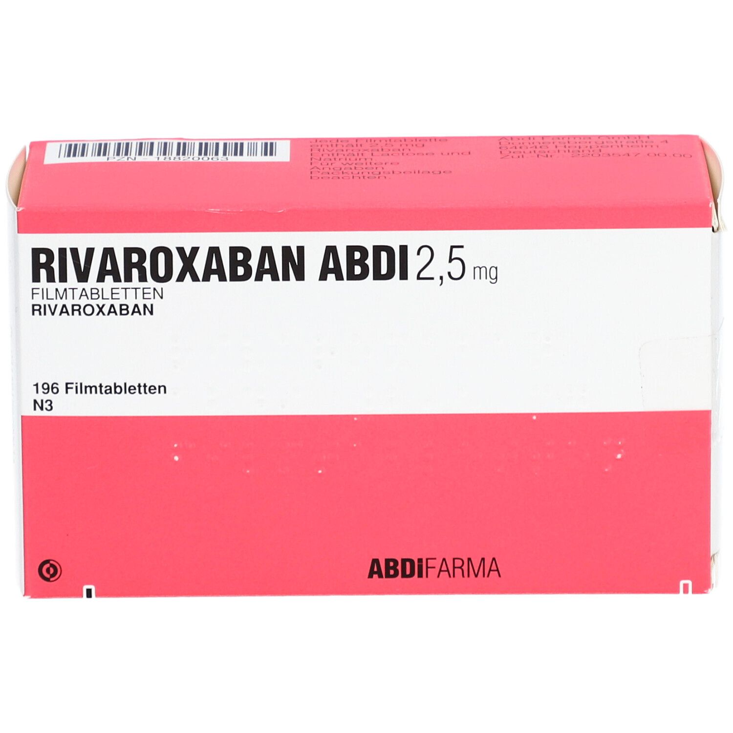 RIVAROXABAN Abdi 2,5 mg Filmtabletten