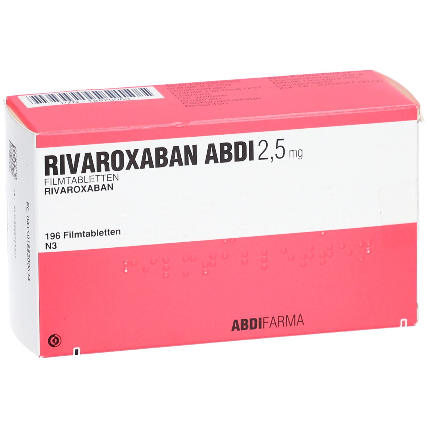 RIVAROXABAN Abdi 2,5 mg Filmtabletten