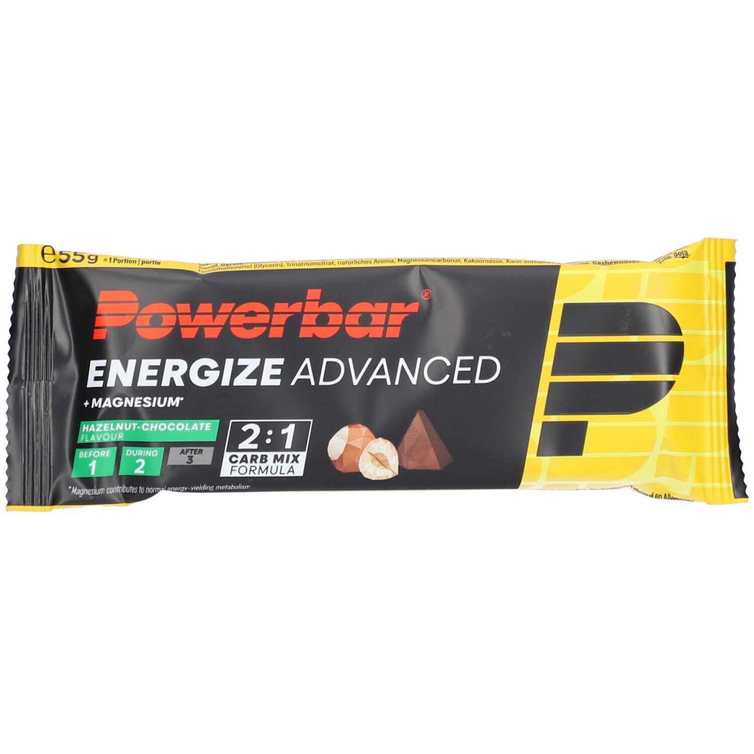 Powerbar Energized Advanced Riegel Choco-Hazelnut 55 g