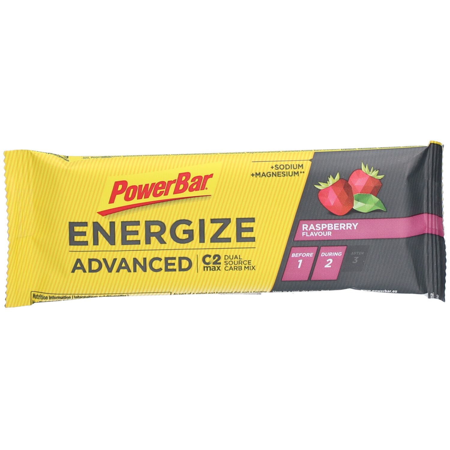 Powerbar Energized Advanced Riegel Raspberry 55 g