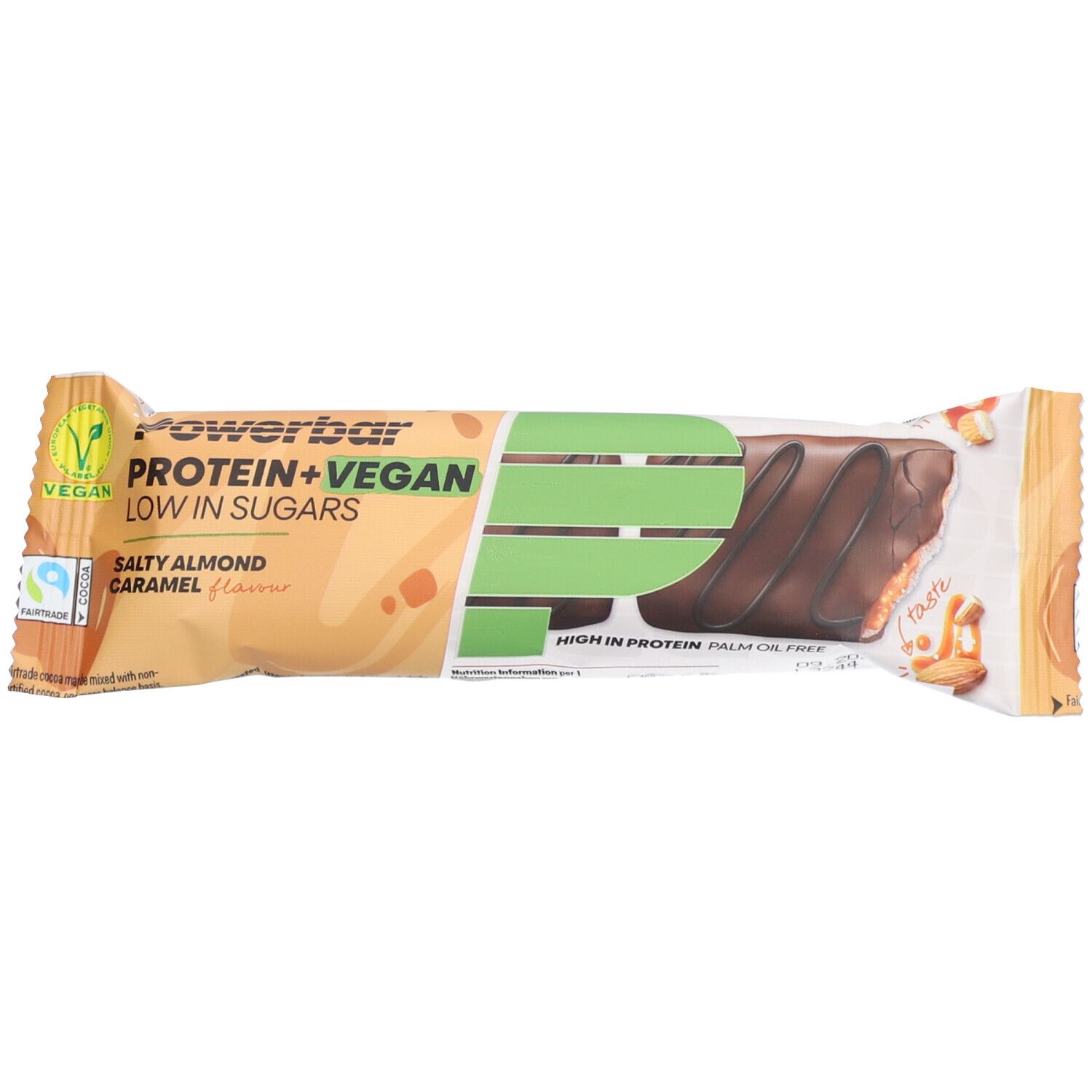 Powerbar Protein+ vegan Riegel Almond salty Caram. 42 g