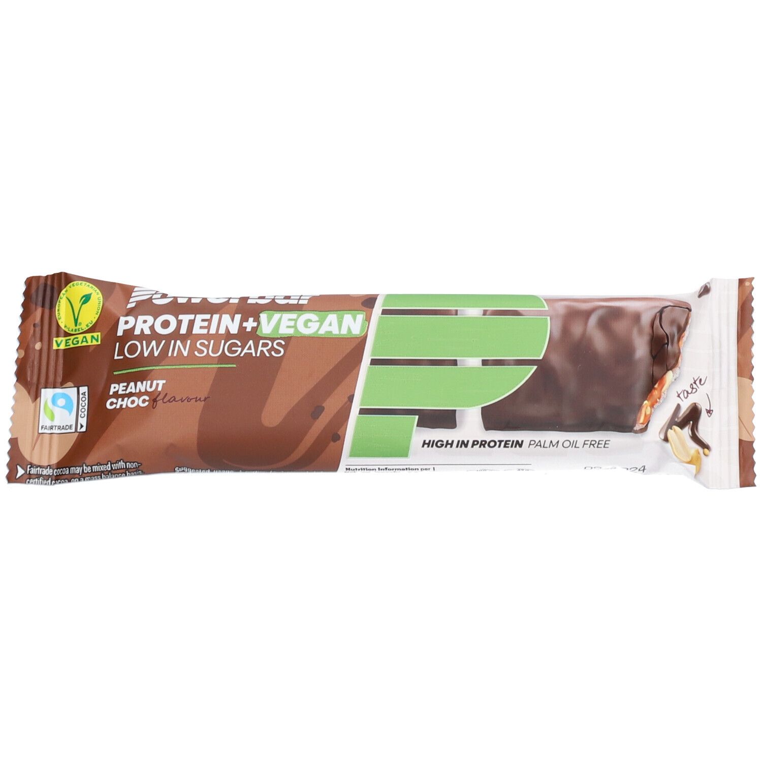 Powerbar Protein+ vegan Riegel Peanut Chocolate 42 g