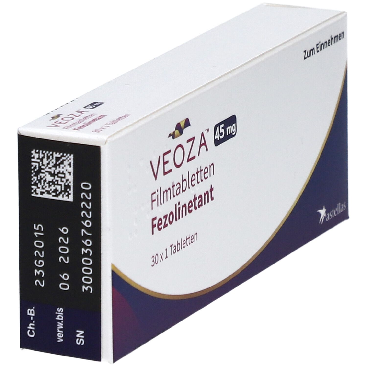 Veoza 45 mg Filmtabletten 30 St