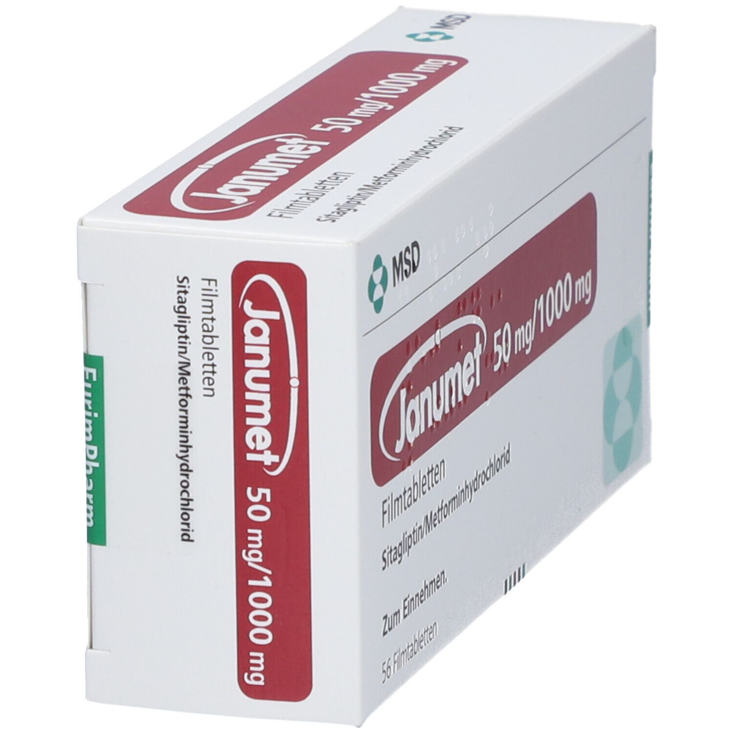 Janumet 50 mg/1000 mg Filmtabletten 60 St