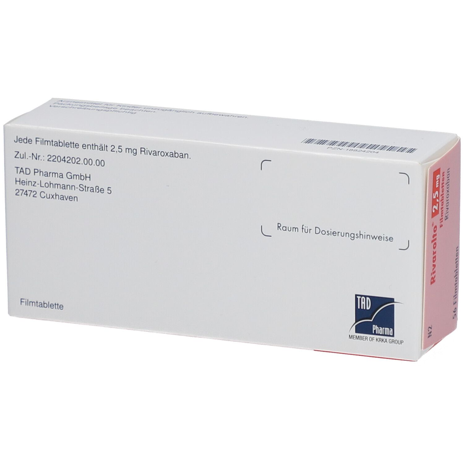 RIVAROLTO 2,5 mg Filmtabletten