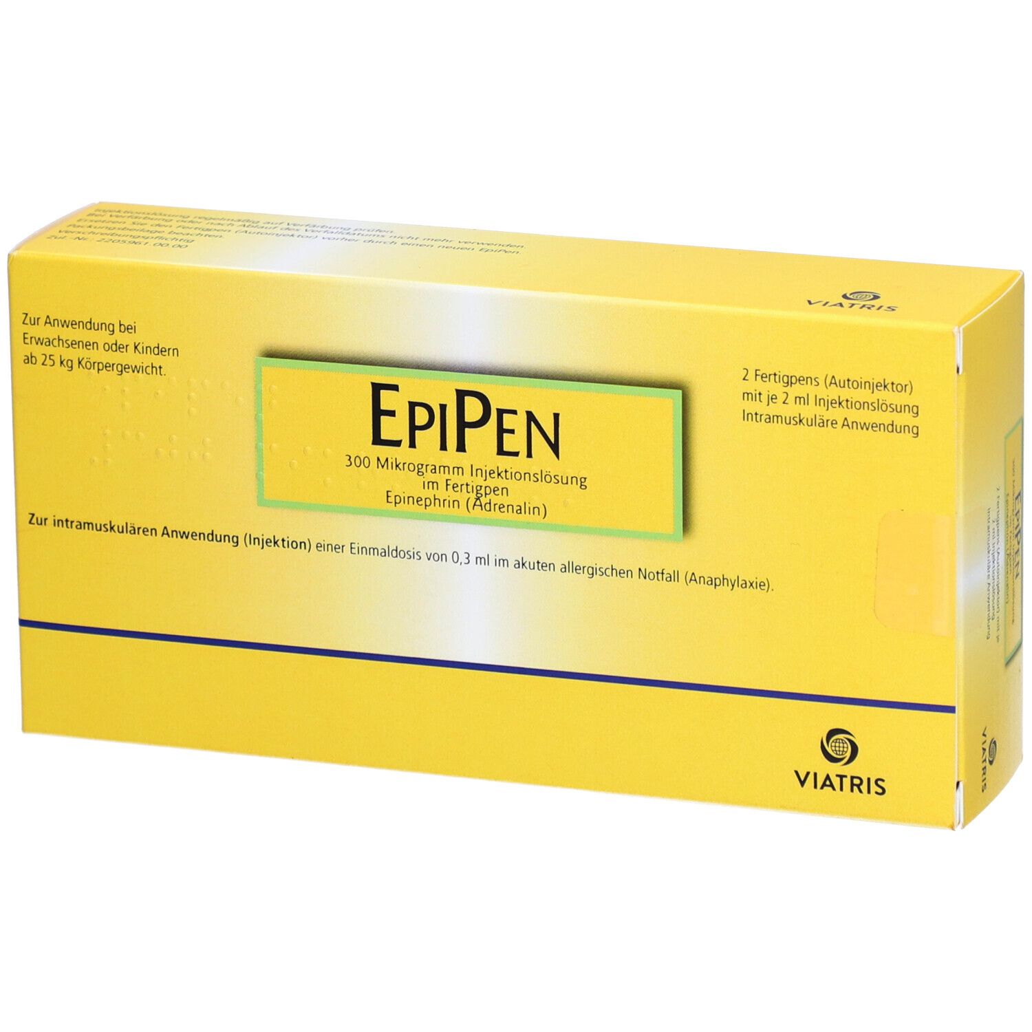 EPIPEN 300 g Autoinjektor Inj Lsg im Fertigpen 2 St Mit Dem E Rezept EPIPEN 300 g Autoinjektor Inj Lsg im Fertigpen 2 St Mit Dem E Rezept