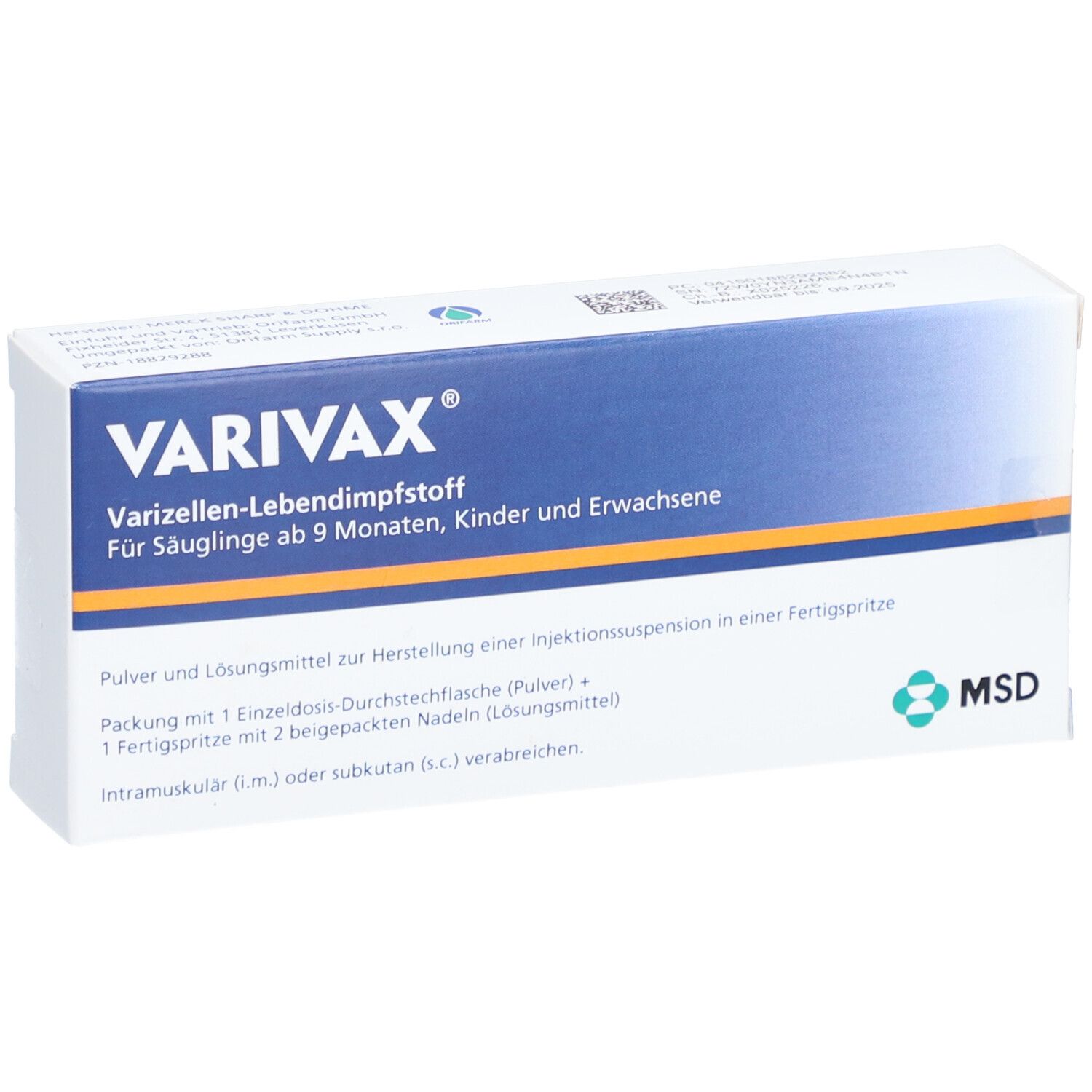 VARIVAX Plv.u.LM z.Her.e.Inj.-Susp.Fertigspritze
