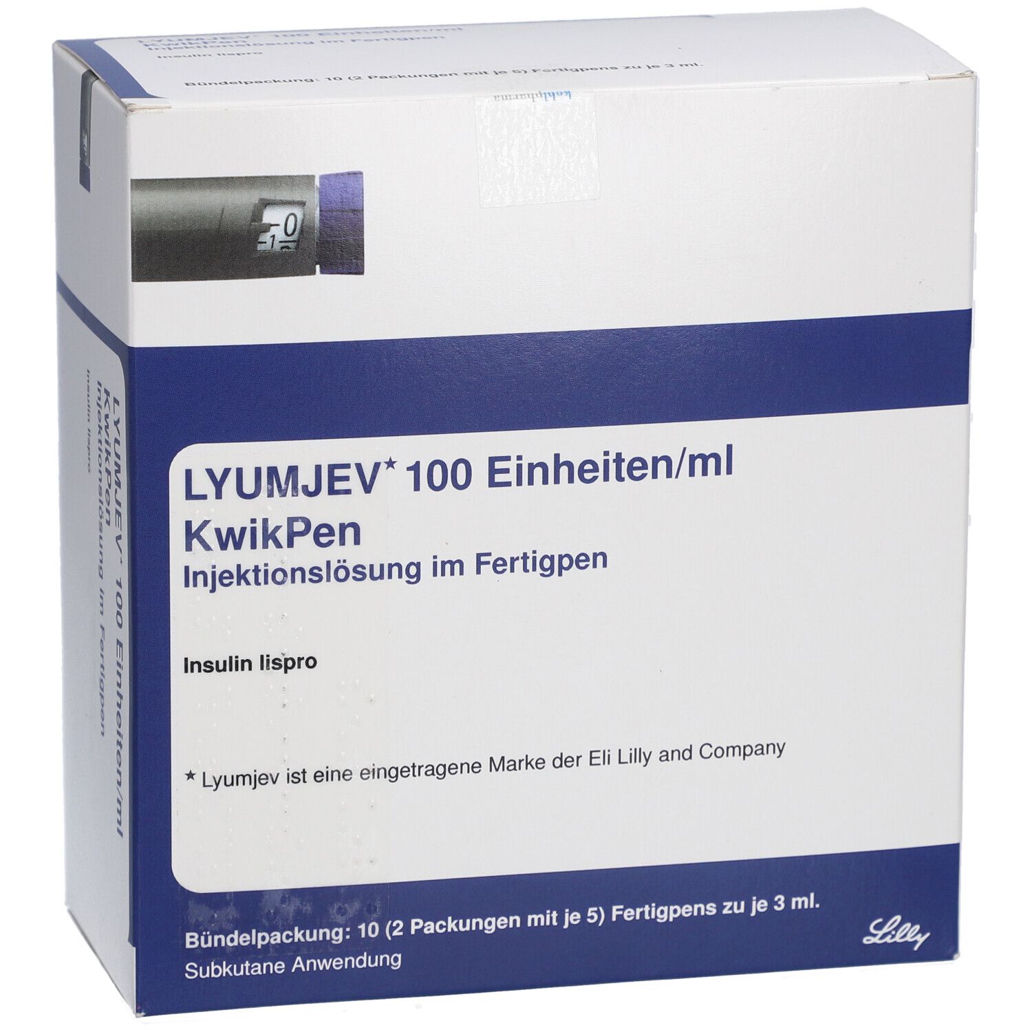 LYUMJEV 100 E/ml KwikPen Inj.-Lsg.im Fertigpen