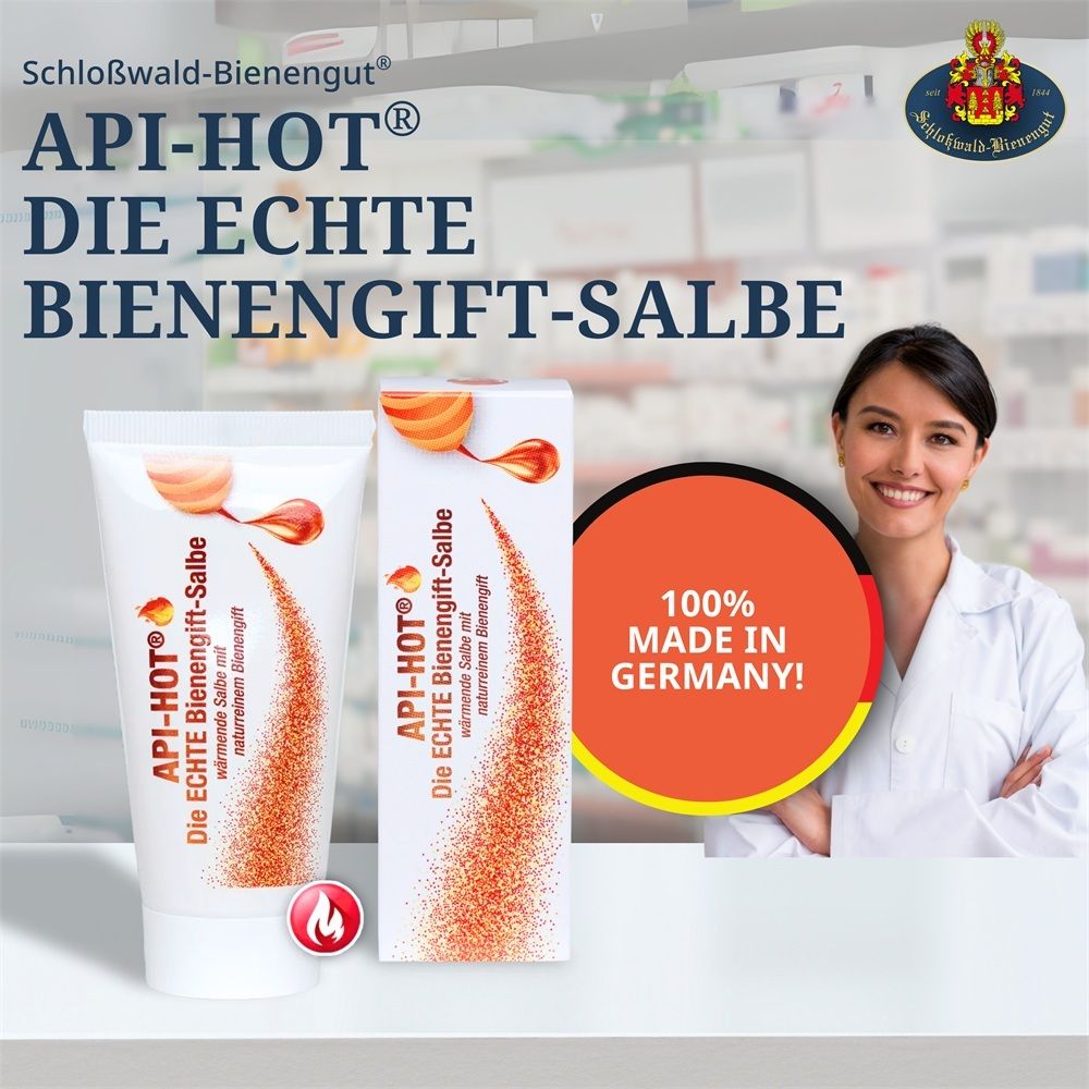 Schloßwald-Bienengut® API-HOT® Die ECHTE Bienengift-Salbe