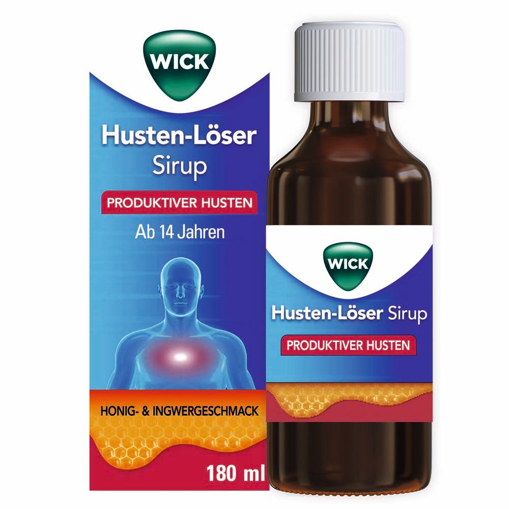 WICK Husten-Löser Sirup mit Honigaroma