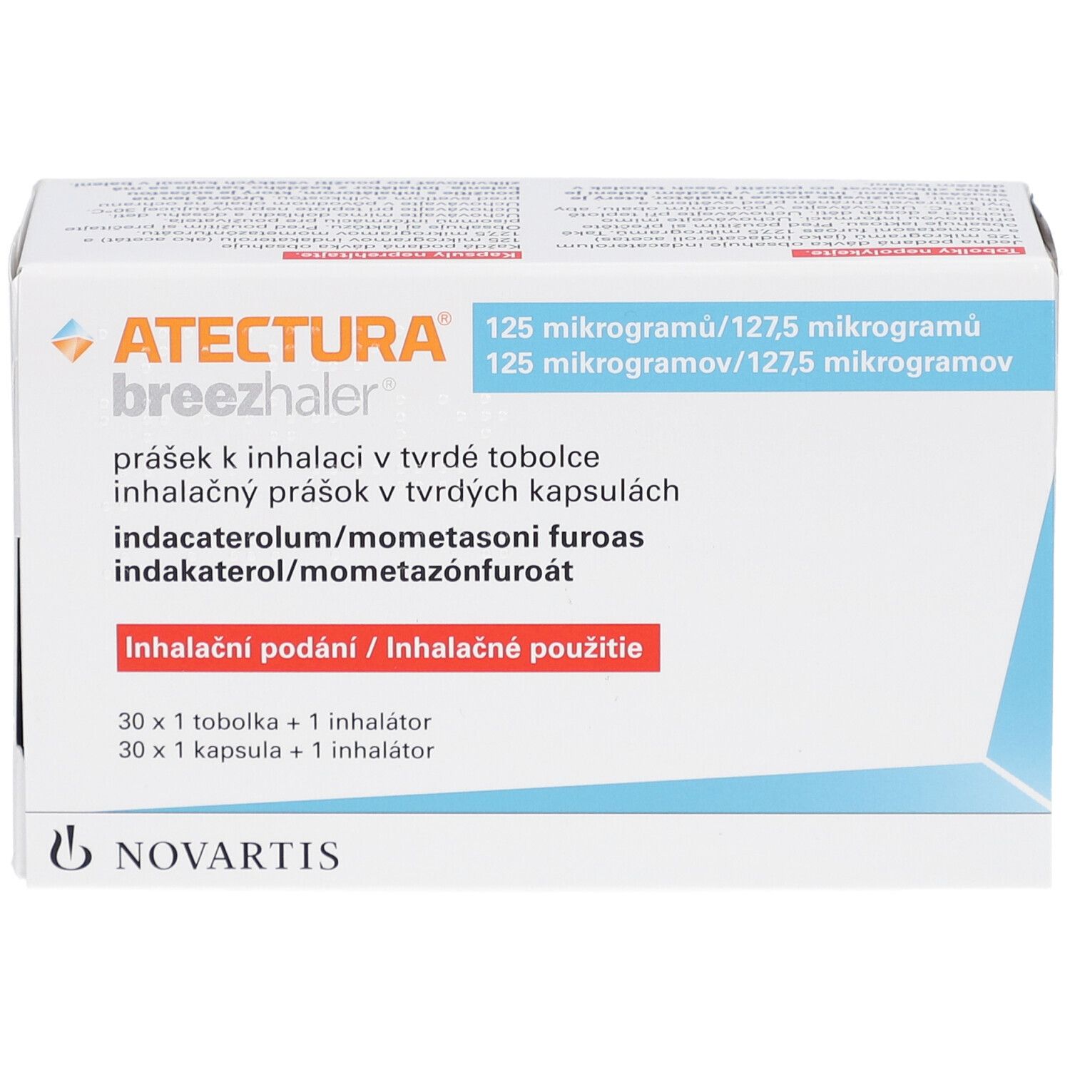 ATECTURA Breezhaler 125µg/127,5µg Hkp.m.Plv.z.Inh.