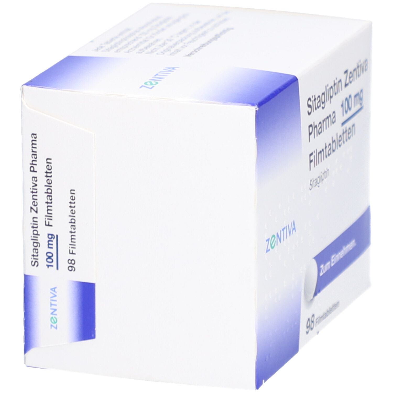 SITAGLIPTIN Zentiva Pharma 100 mg Filmtabletten