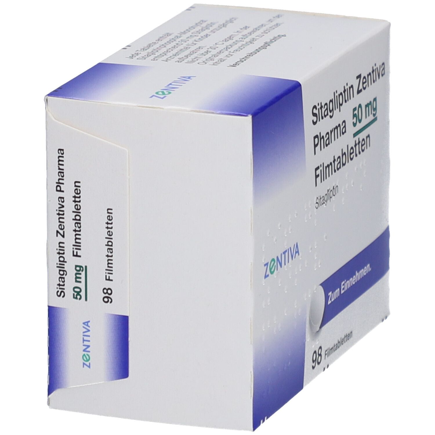 SITAGLIPTIN Zentiva Pharma 50 mg Filmtabletten