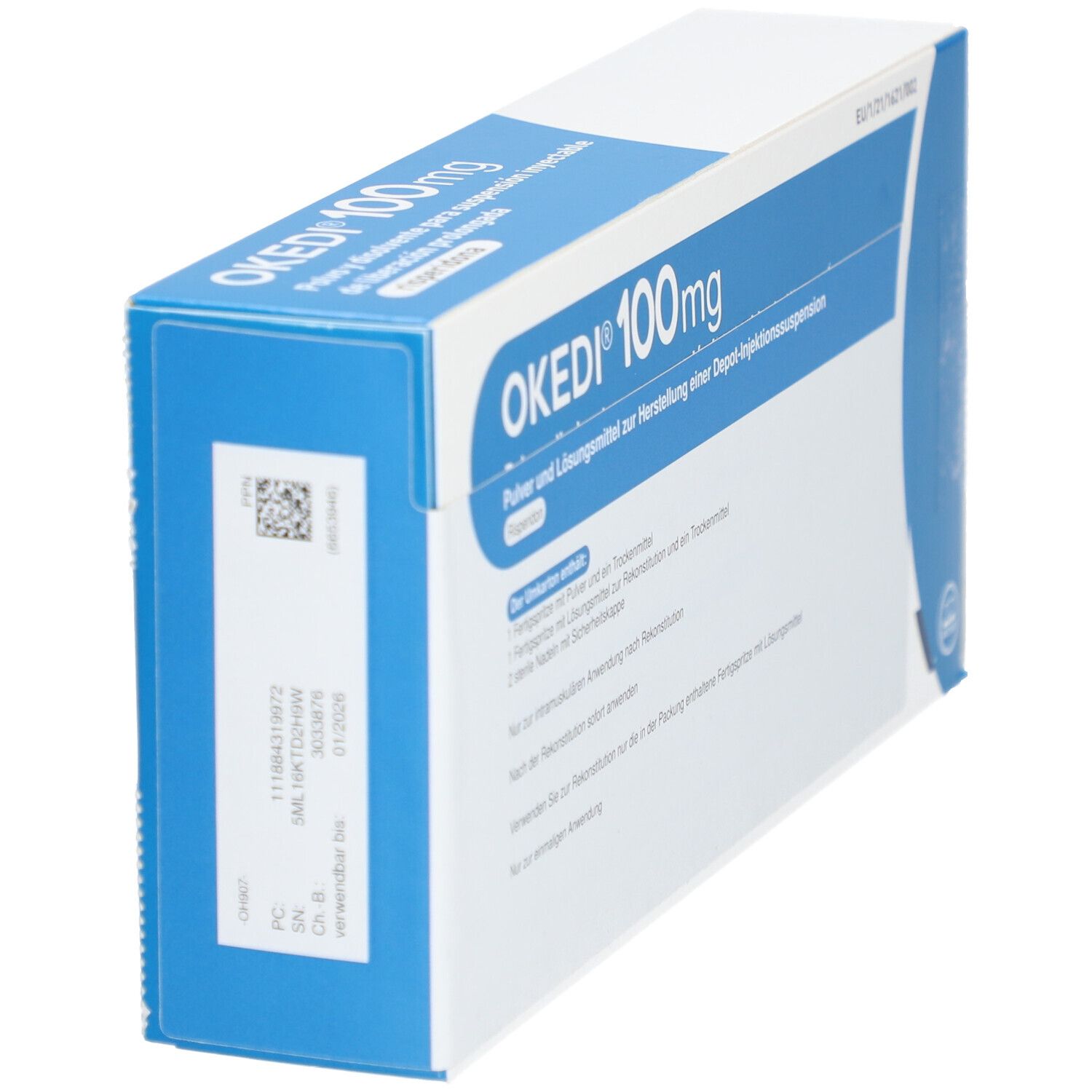 OKEDI 100 mg Plv.u.LM H.Depot-Inj.-Susp.Fert.-S.