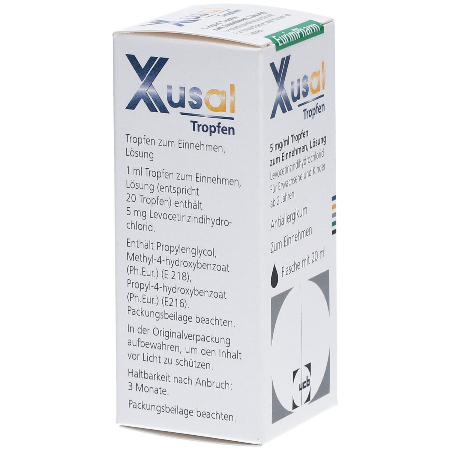 Xusal 5 mg/ml Tropfen zum Einnehmen 20 ml