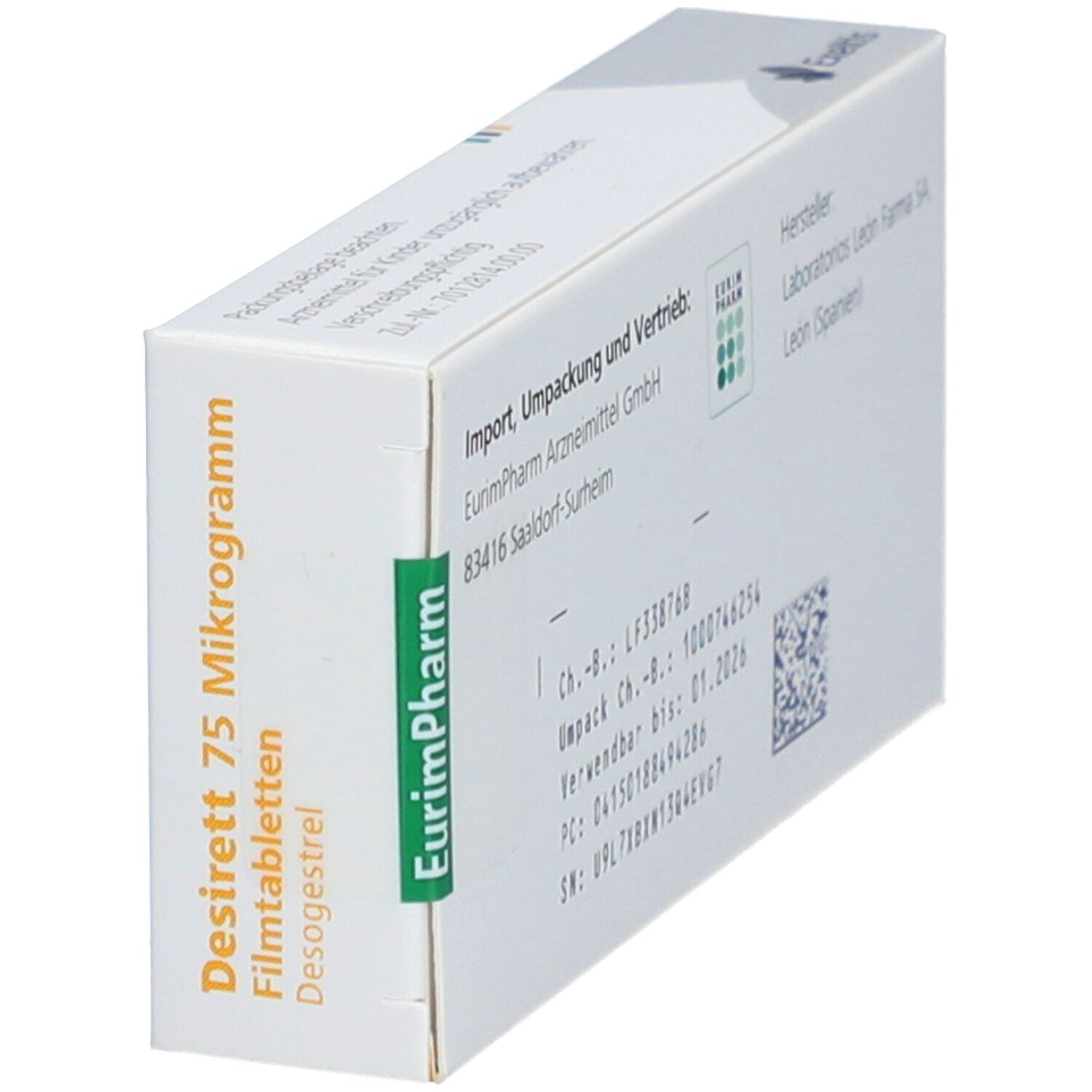 DESIRETT 75 Mikrogramm Filmtabletten