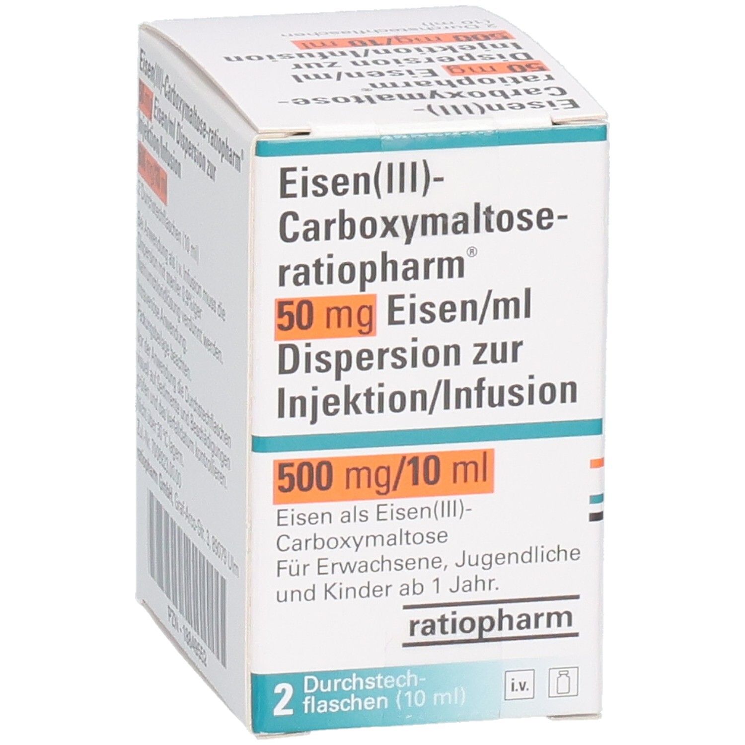 EISEN III-CARBOXYMALTOSE-ratio 50mg Eisen/ml 500mg