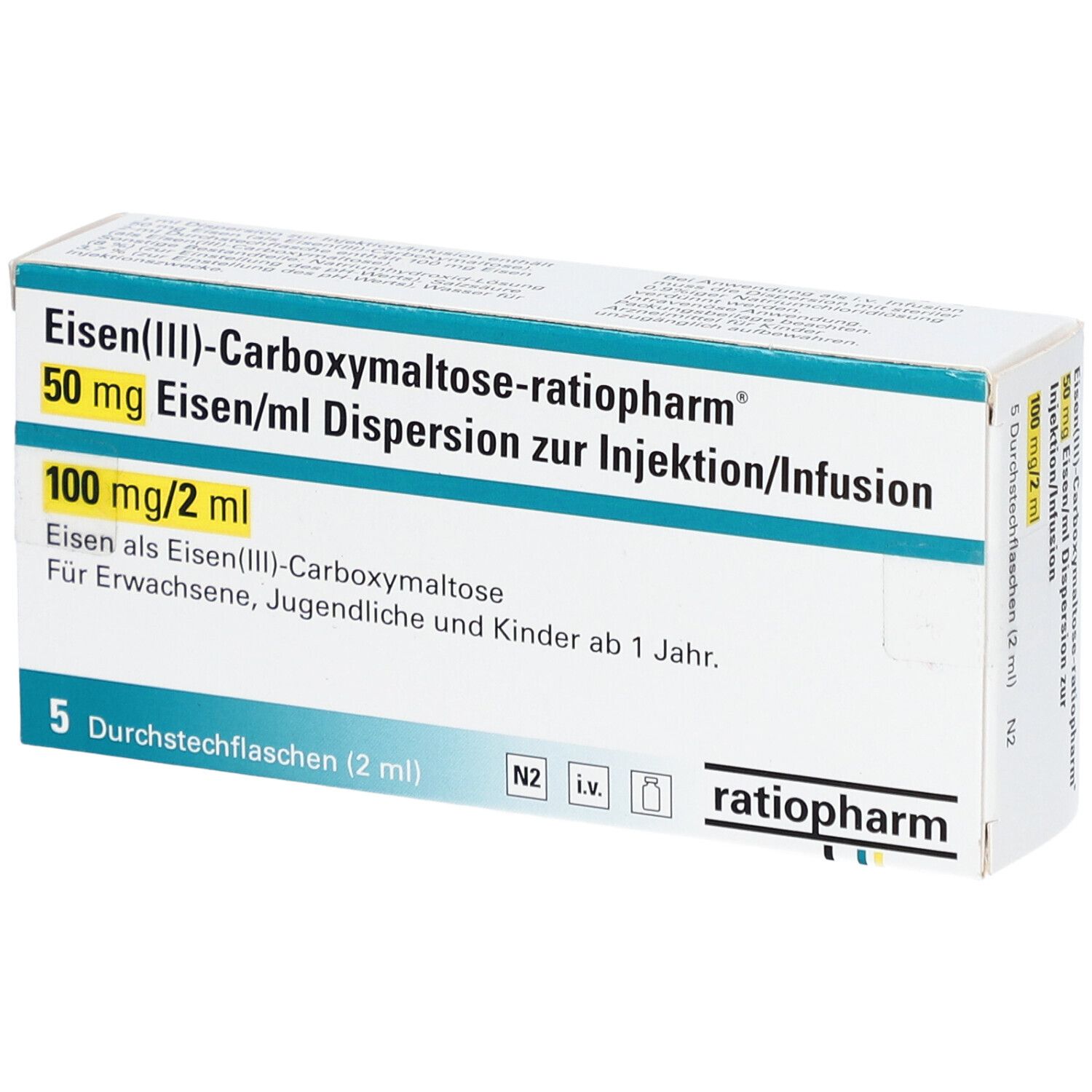 EISEN III-CARBOXYMALTOSE-ratio 50mg Eisen/ml 100mg