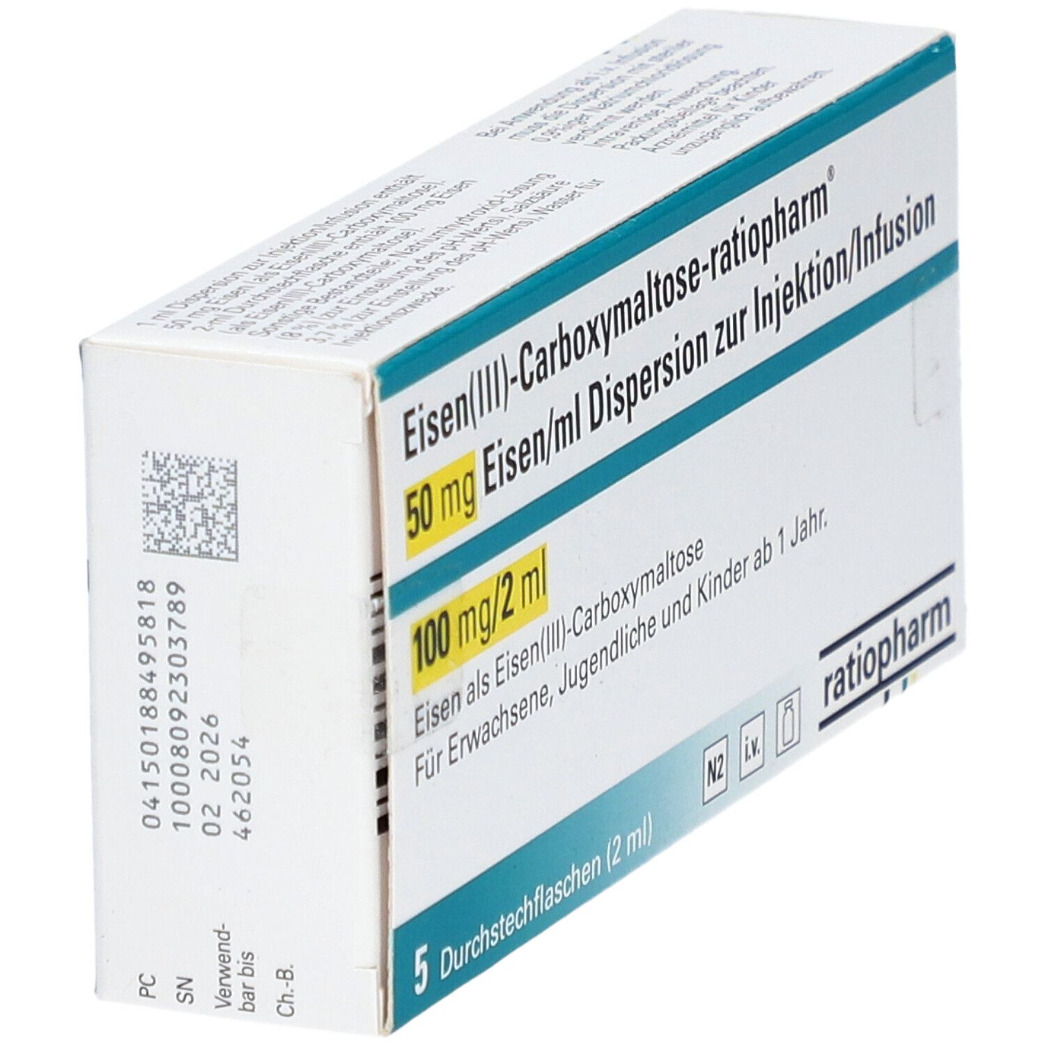 EISEN III-CARBOXYMALTOSE-ratio 50mg Eisen/ml 100mg