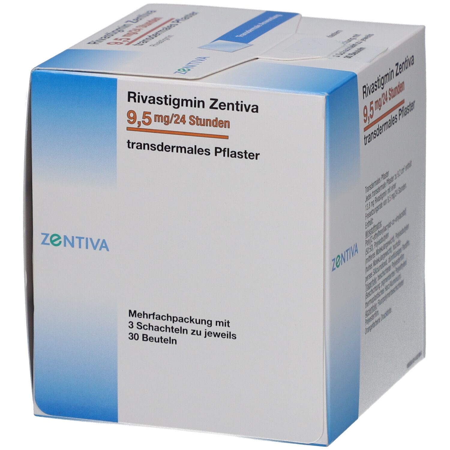 RIVASTIGMIN Zentiva 9,5 mg/24 Std.transd.Pflaster