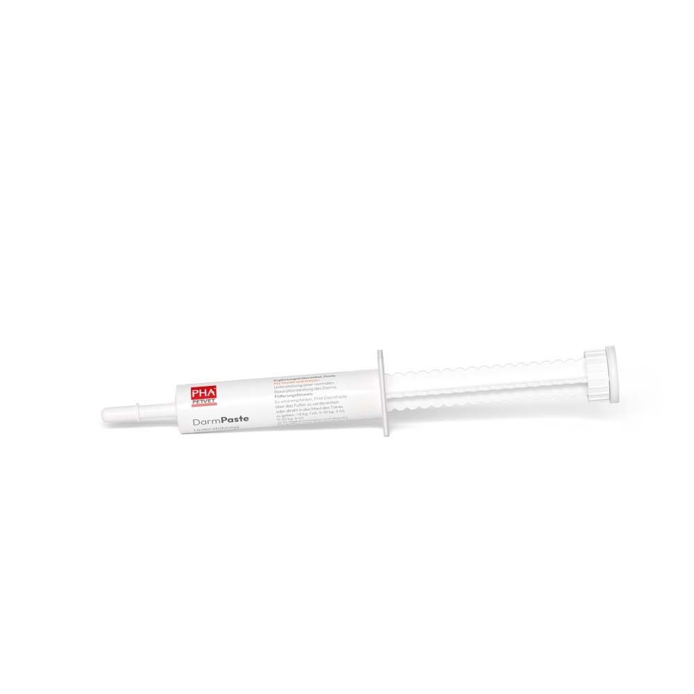 Weiße Spritze mit Produktnamen. Aufdruck mit Informationen. Ohne Verpackung.