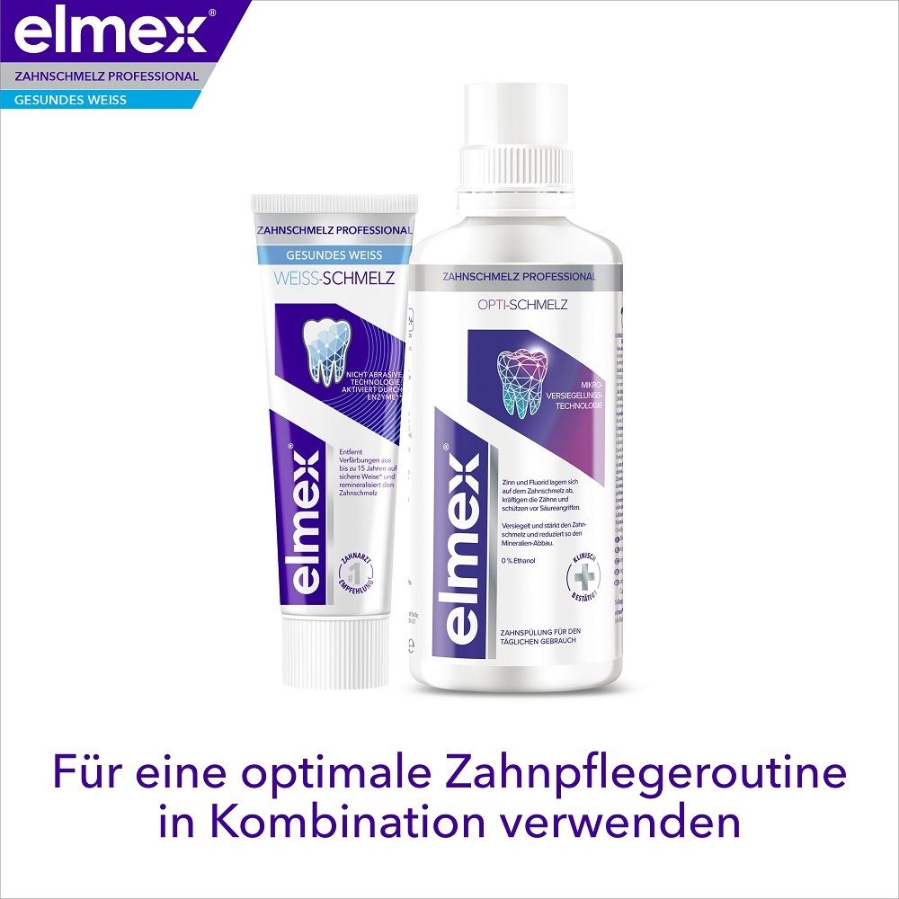 elmex Zahnschmelz Professional Weiss-Schmelz Zahnpasta