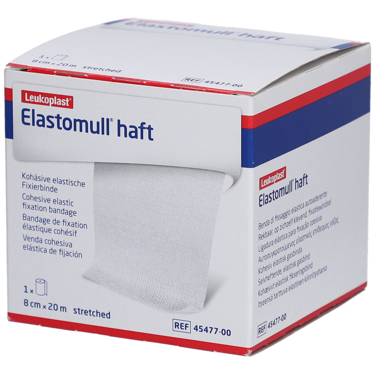 Leukoplast® Elastomull® haft Kohäsive elastische Fixierbinde 8 cm x 20 m